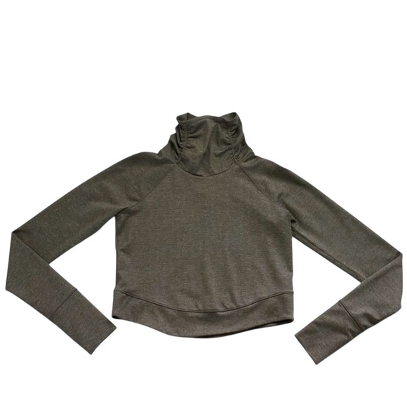 Prana Gray Zawn Cropped Sweater - Picture 3 of 5